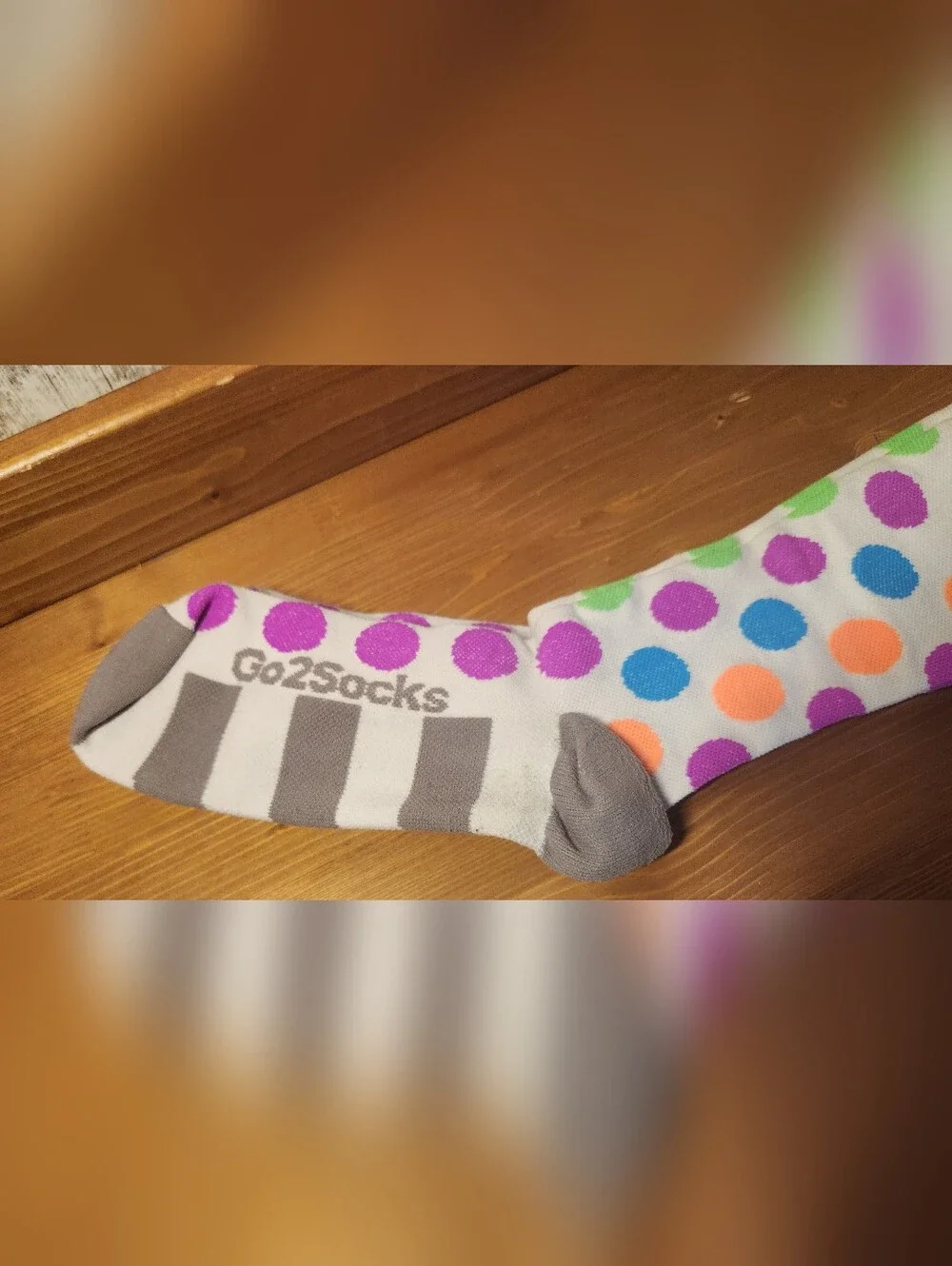 Go 2 Socks white knee